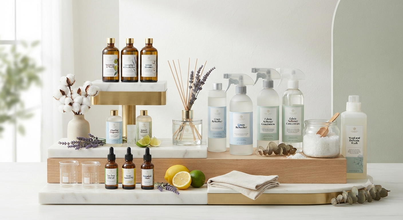 Anukampa International fragrance manufacturing facility and product gallery