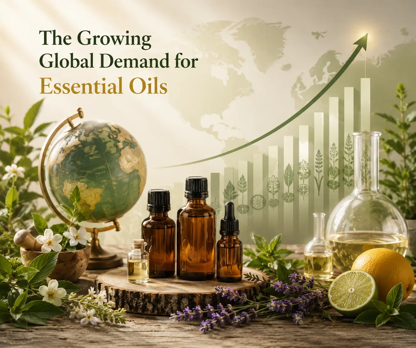 Essential oils market growth across industries