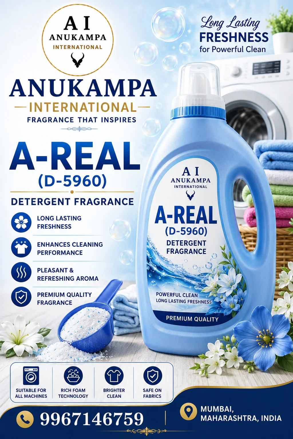 A Real D 5960 — Detergent Fragrances fragrance oil