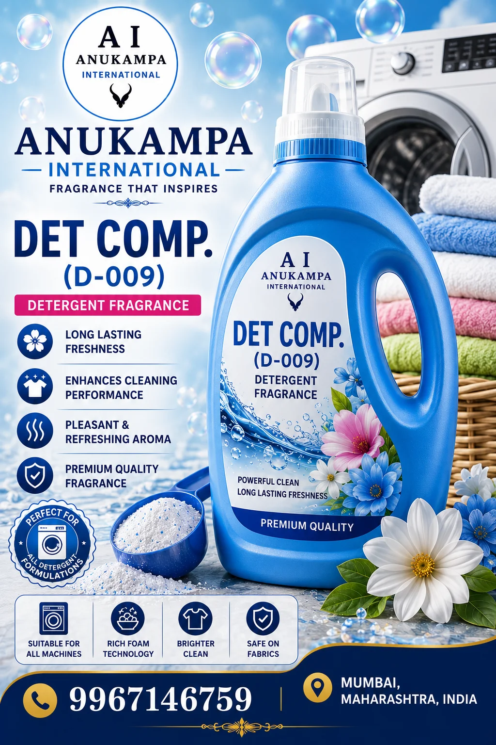 Det Comp. D 009 — Detergent Fragrances fragrance oil
