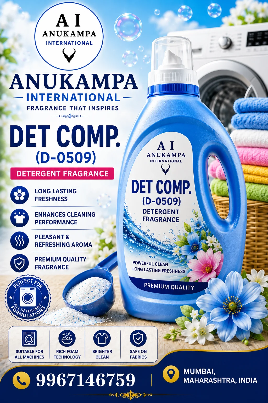 Det Comp. D 0509 — Detergent Fragrances fragrance oil