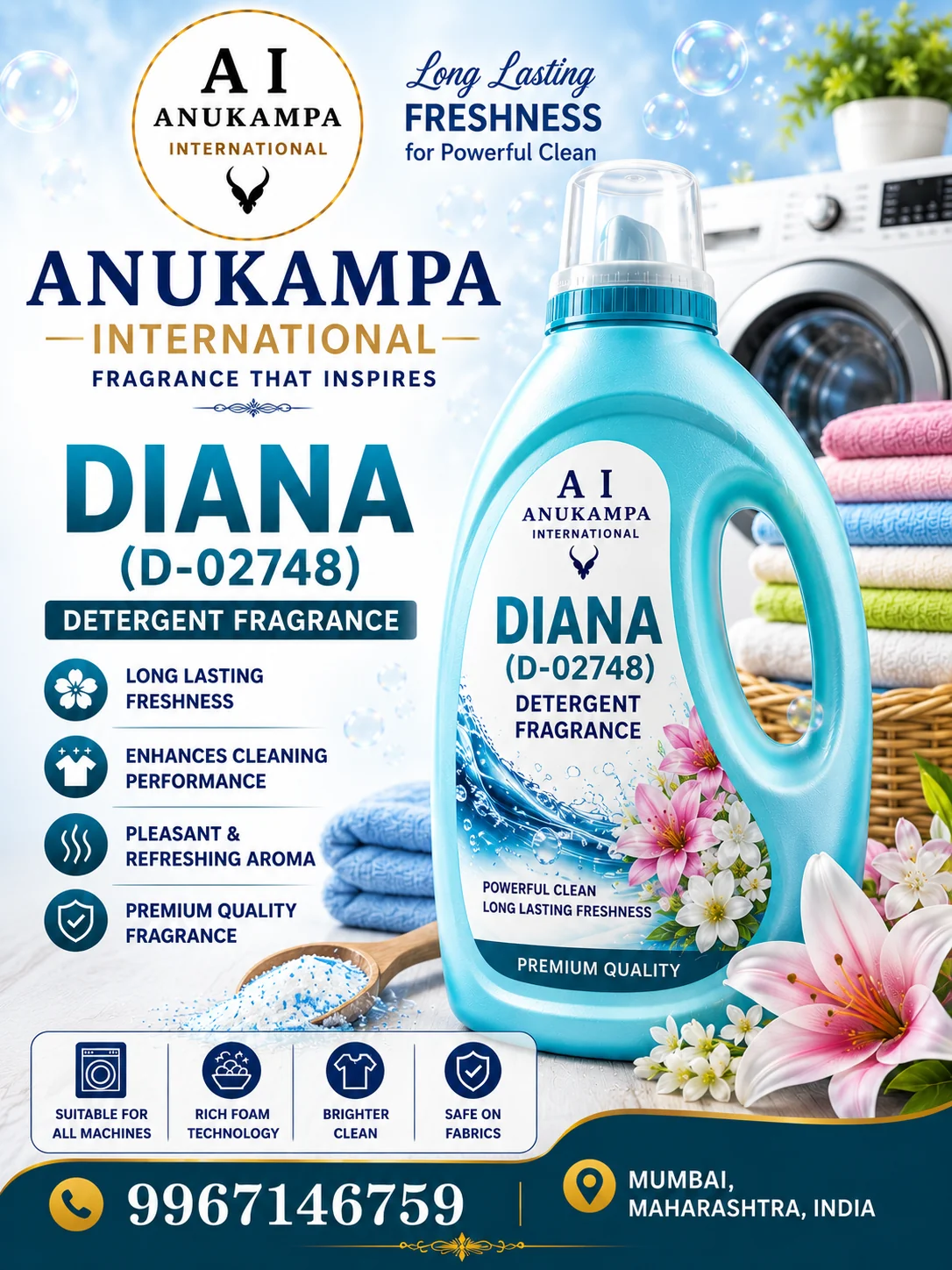 Diana D 02748 — Detergent Fragrances fragrance oil