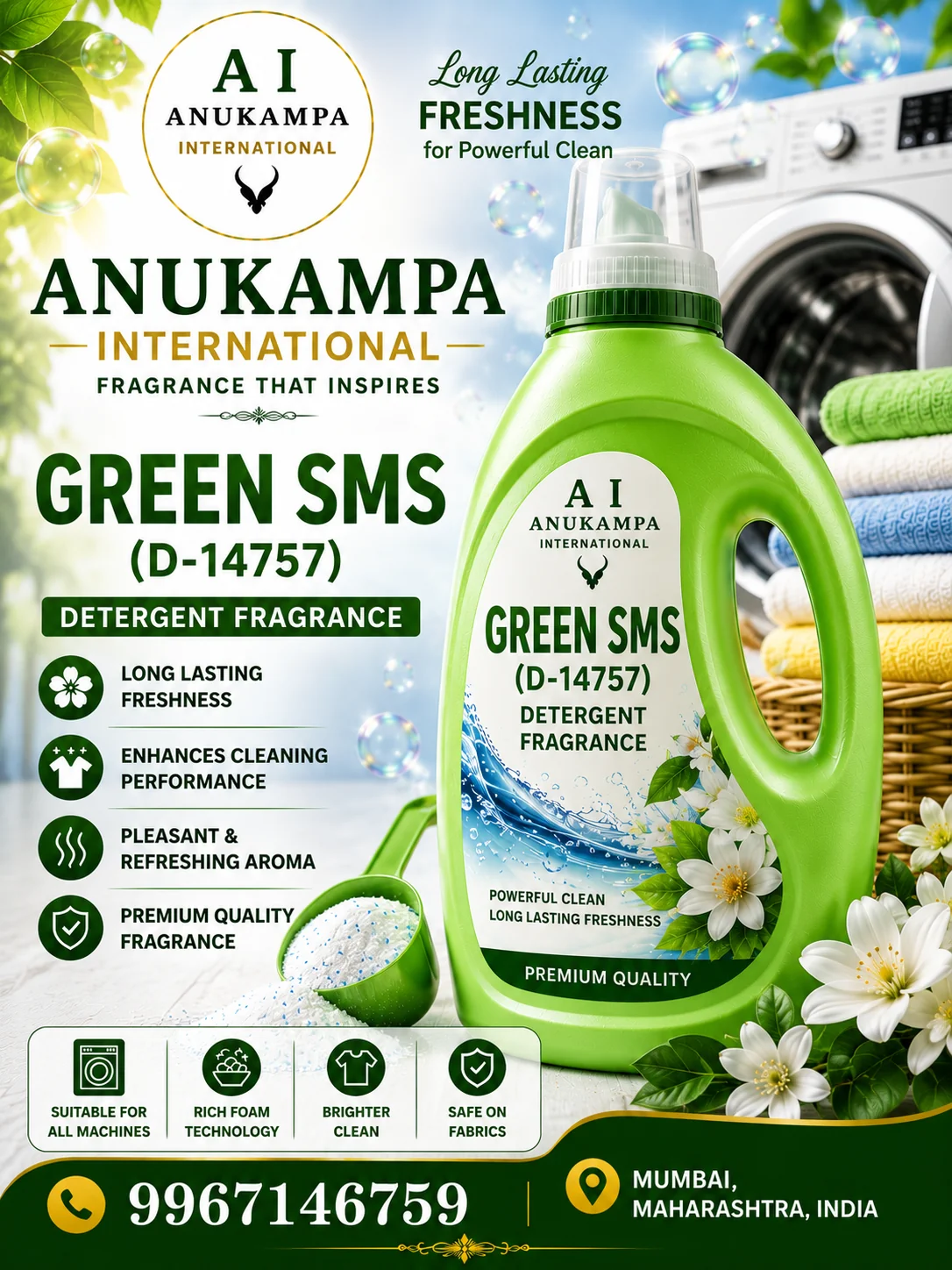 Green Sms D 14757 — Detergent Fragrances fragrance oil