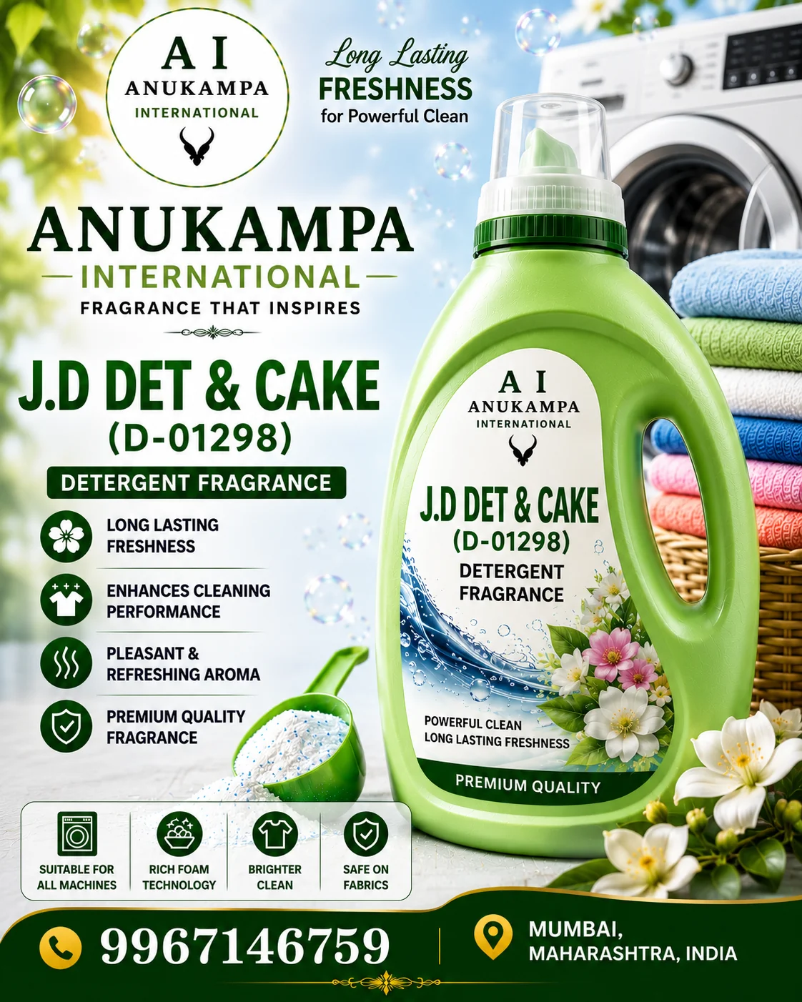 J.d Det & Cake D 01298 — Detergent Fragrances fragrance oil