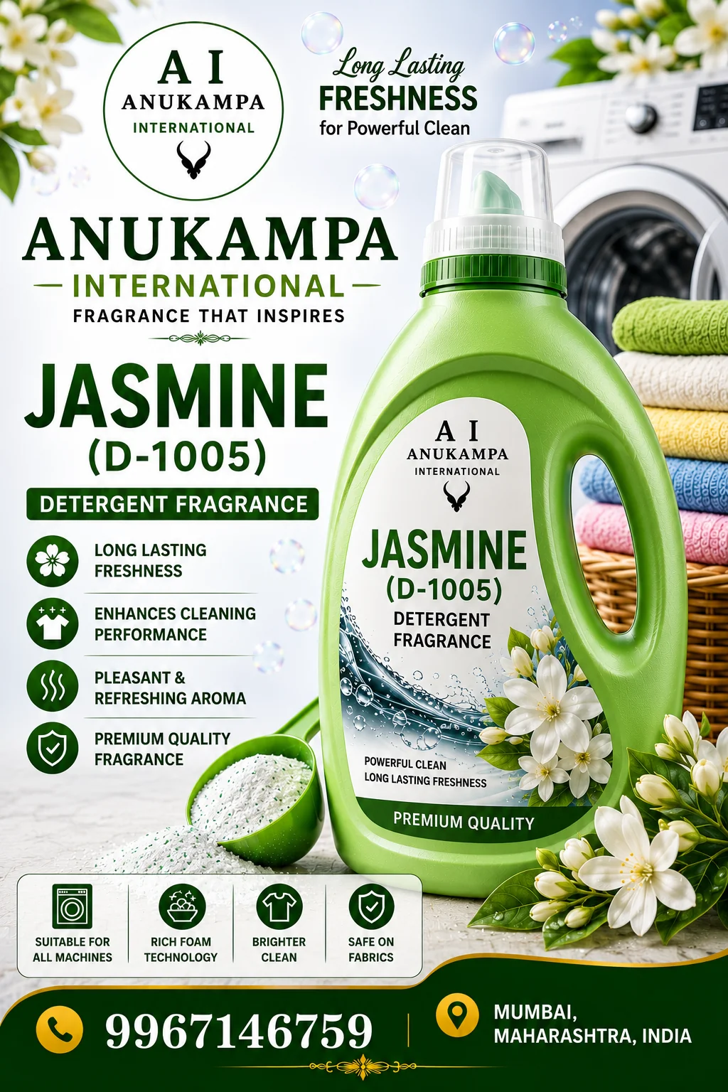 Jasmine D 1005 — Detergent Fragrances fragrance oil