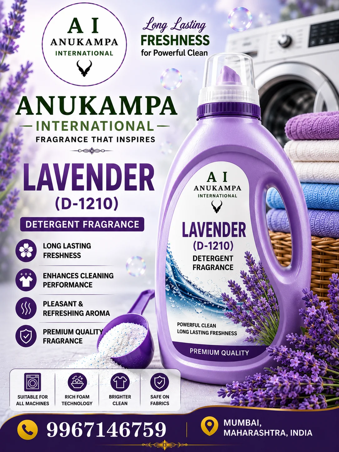 Lavender D 1210 — Detergent Fragrances fragrance oil