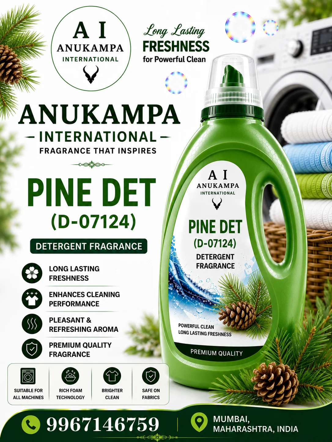 Pine Det D 07124 — Detergent Fragrances fragrance oil