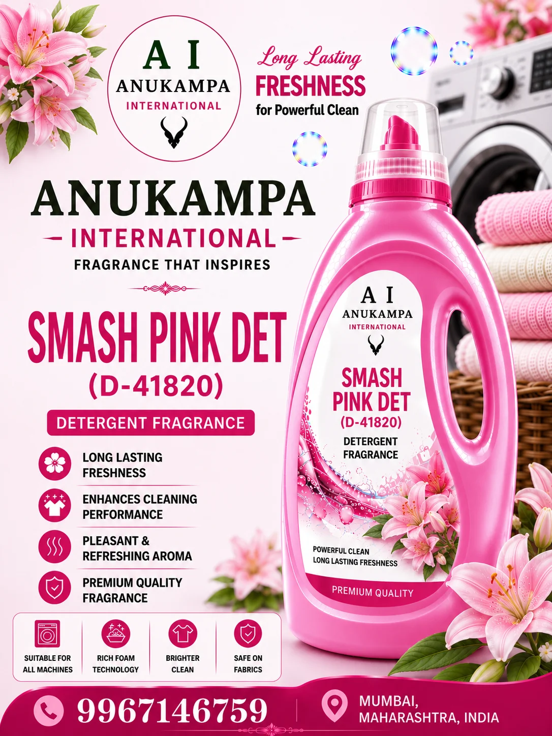 Smash Pink Det D 41820 — Detergent Fragrances fragrance oil