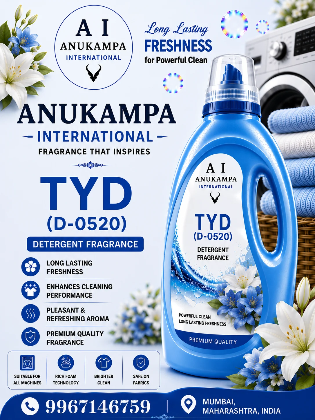 Tyd D 0520 — Detergent Fragrances fragrance oil