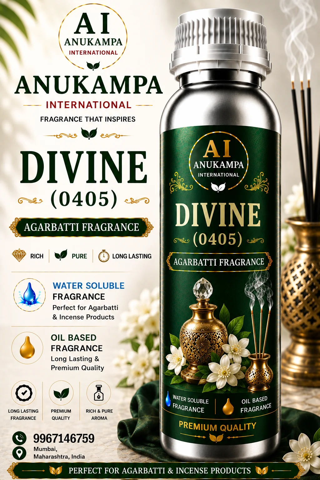 Divine 0405 — Incense & Agarbatti Fragrances fragrance oil