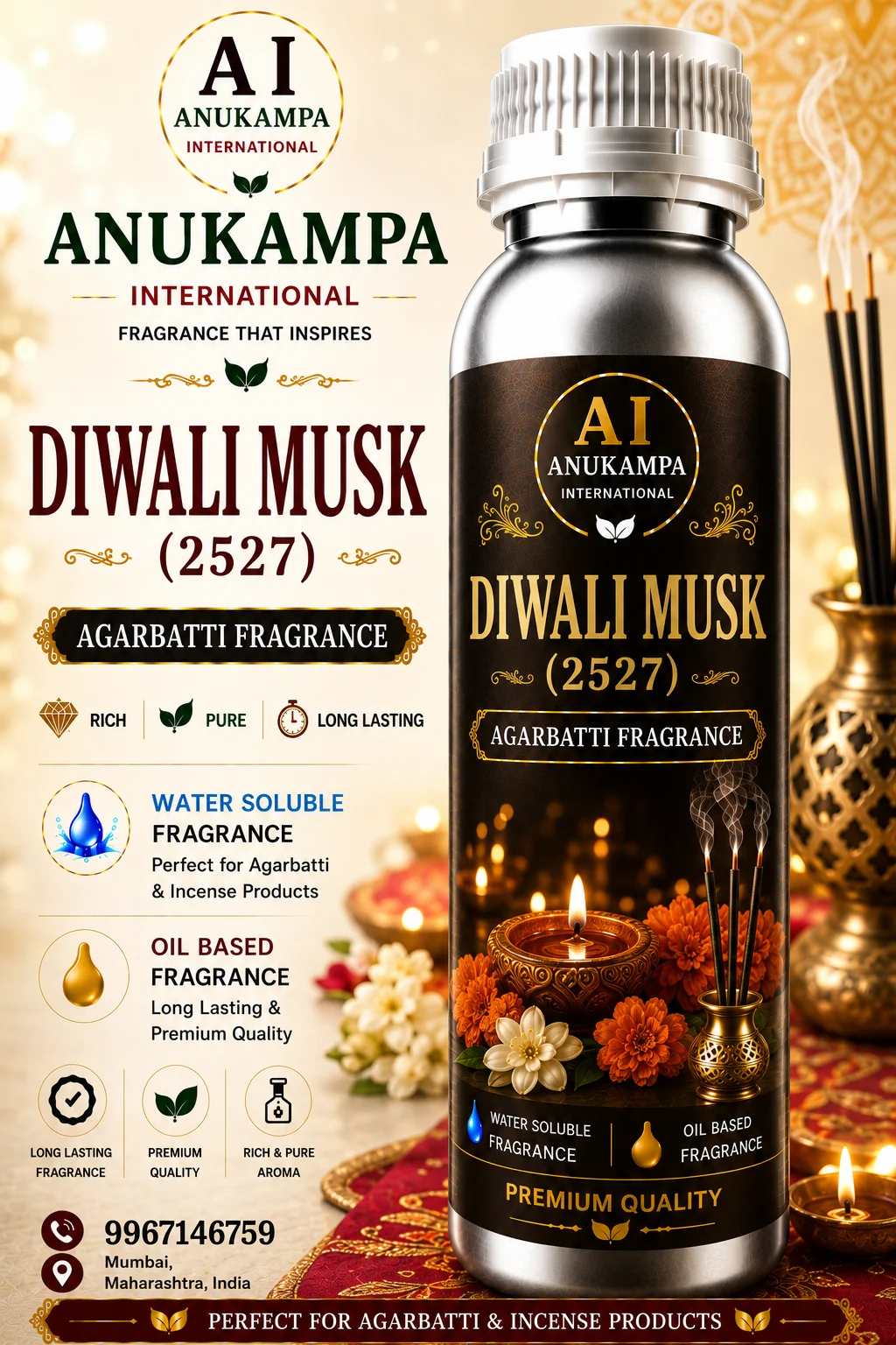 Diwali Musk — Incense & Agarbatti Fragrances fragrance oil