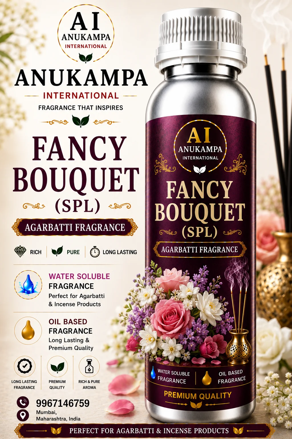 Fancy Bouquet — Incense & Agarbatti Fragrances fragrance oil