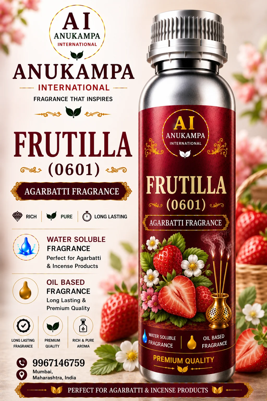 Frutilla 0601 — Incense & Agarbatti Fragrances fragrance oil