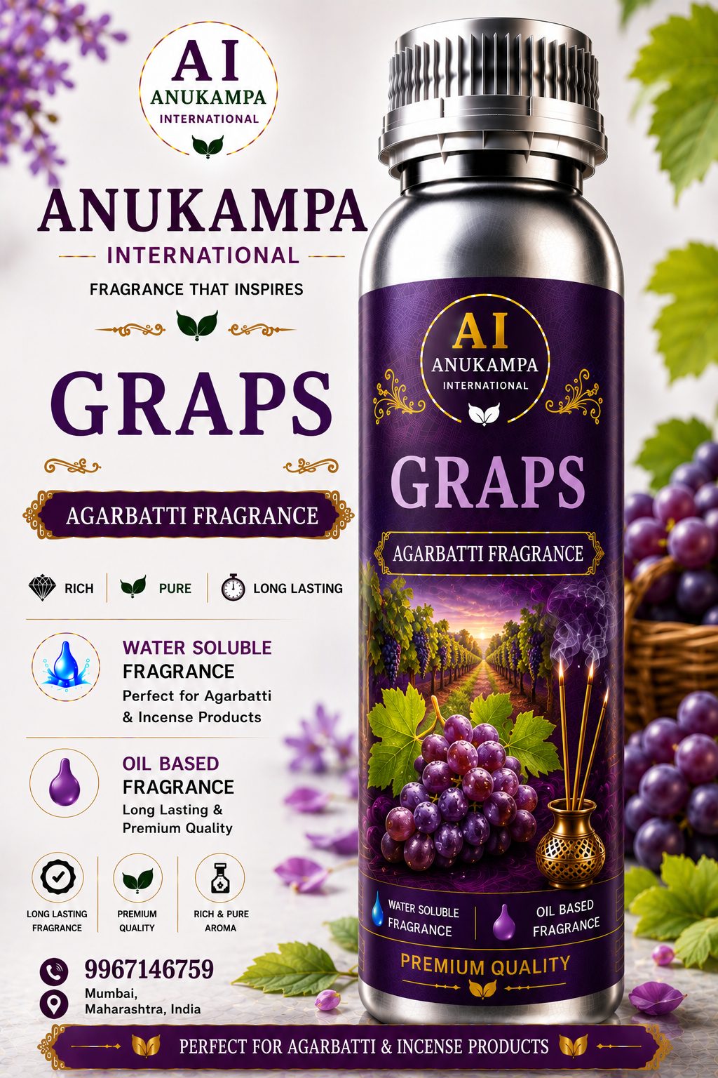 Graps — Incense & Agarbatti Fragrances fragrance oil