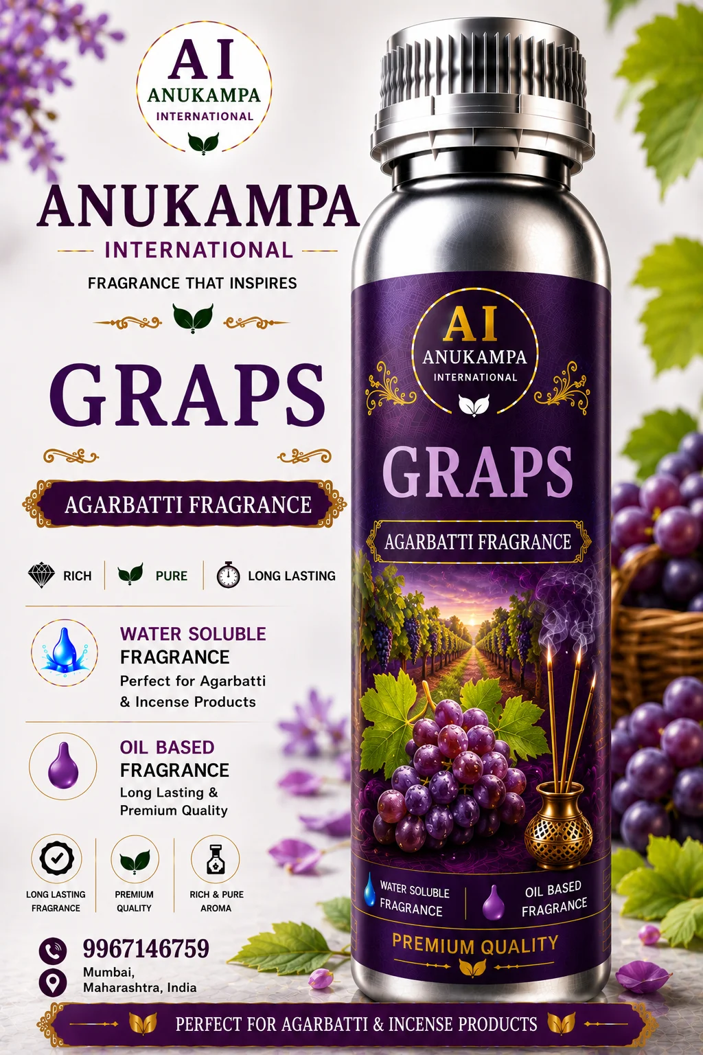 Graps — Incense & Agarbatti Fragrances fragrance oil
