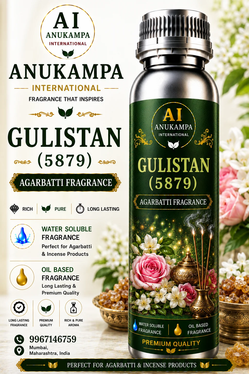 Gulistan 5879 — Incense & Agarbatti Fragrances fragrance oil