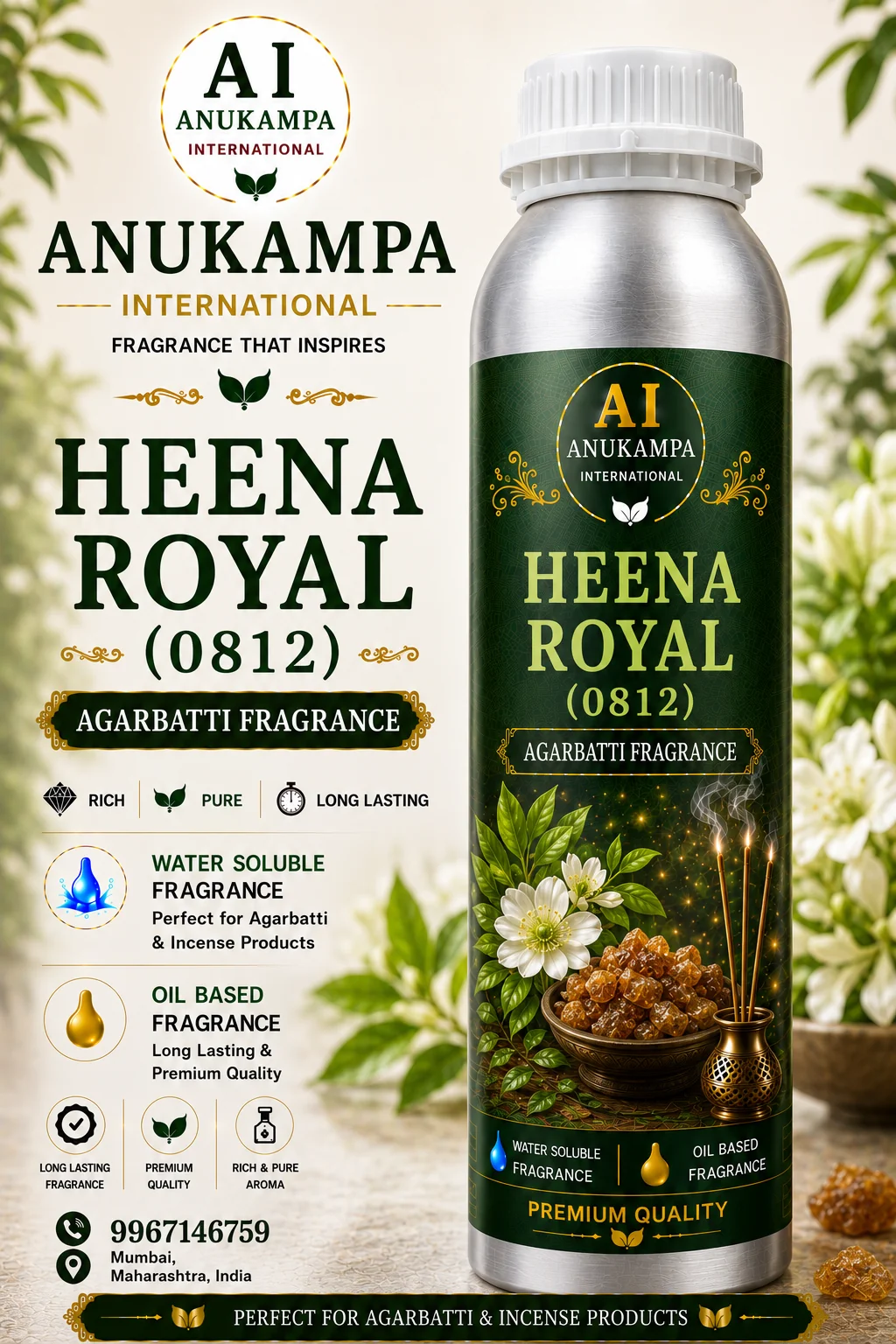 Heena Royal 0812 — Incense & Agarbatti Fragrances fragrance oil