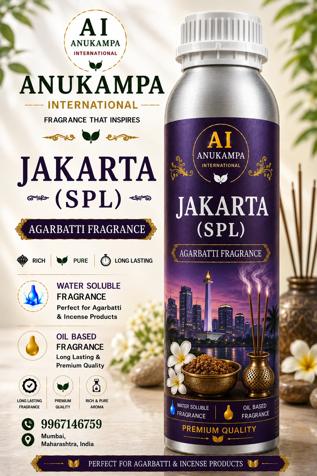 Jakarta Spl — Incense & Agarbatti Fragrances fragrance oil