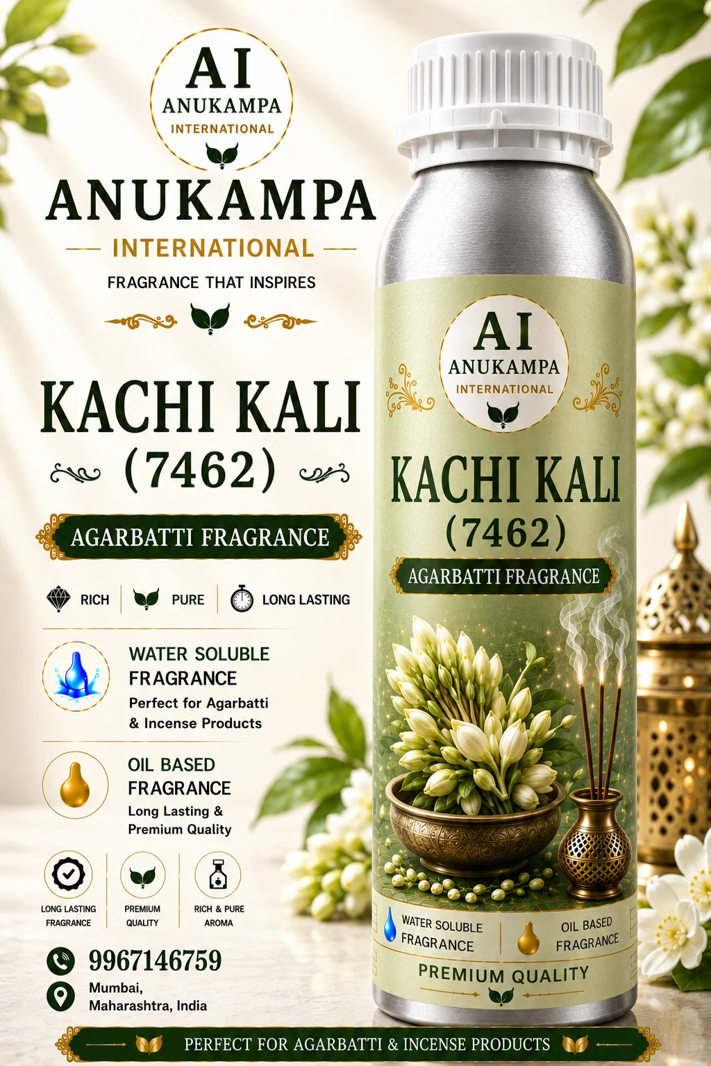 Kachi Kali 7462 — Incense & Agarbatti Fragrances fragrance oil