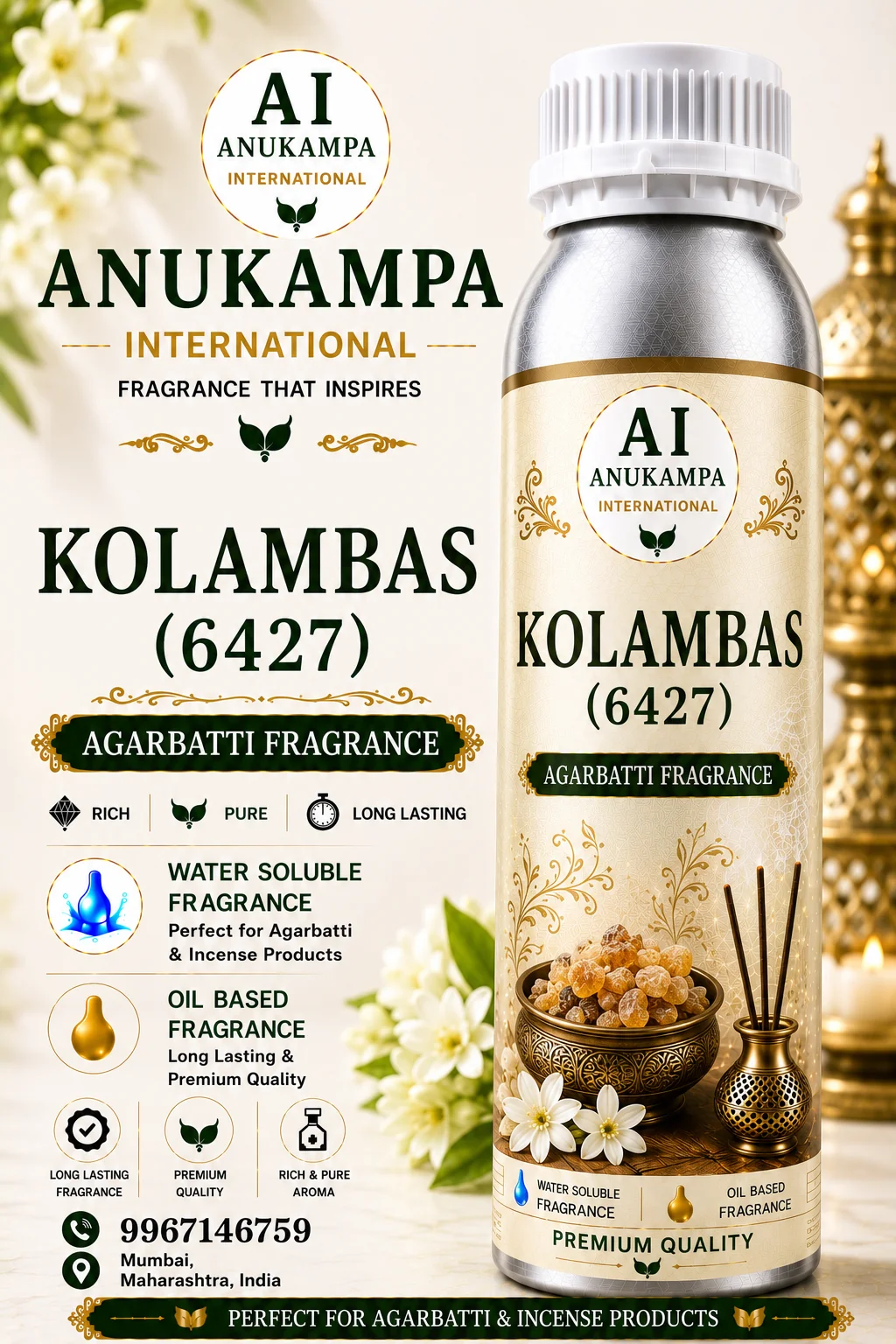 Kolambas 6427 — Incense & Agarbatti Fragrances fragrance oil