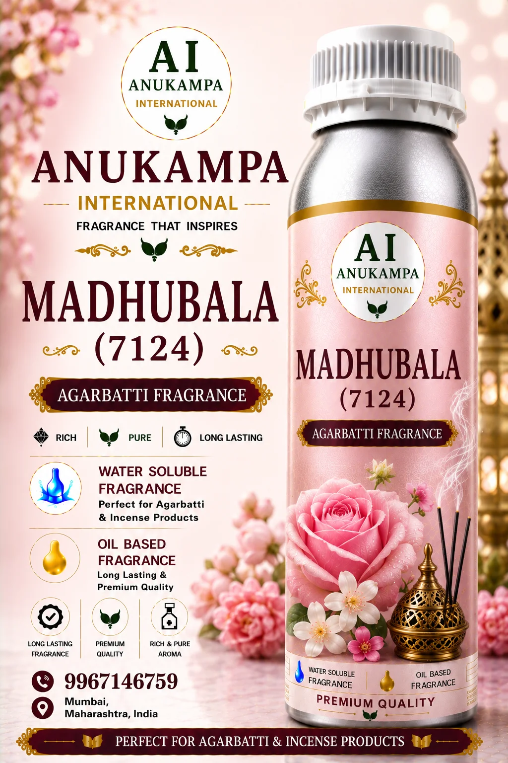 Madhubala 7124 — Incense & Agarbatti Fragrances fragrance oil
