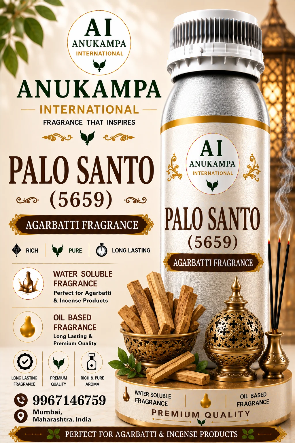 Palo Santo 5659 — Incense & Agarbatti Fragrances fragrance oil