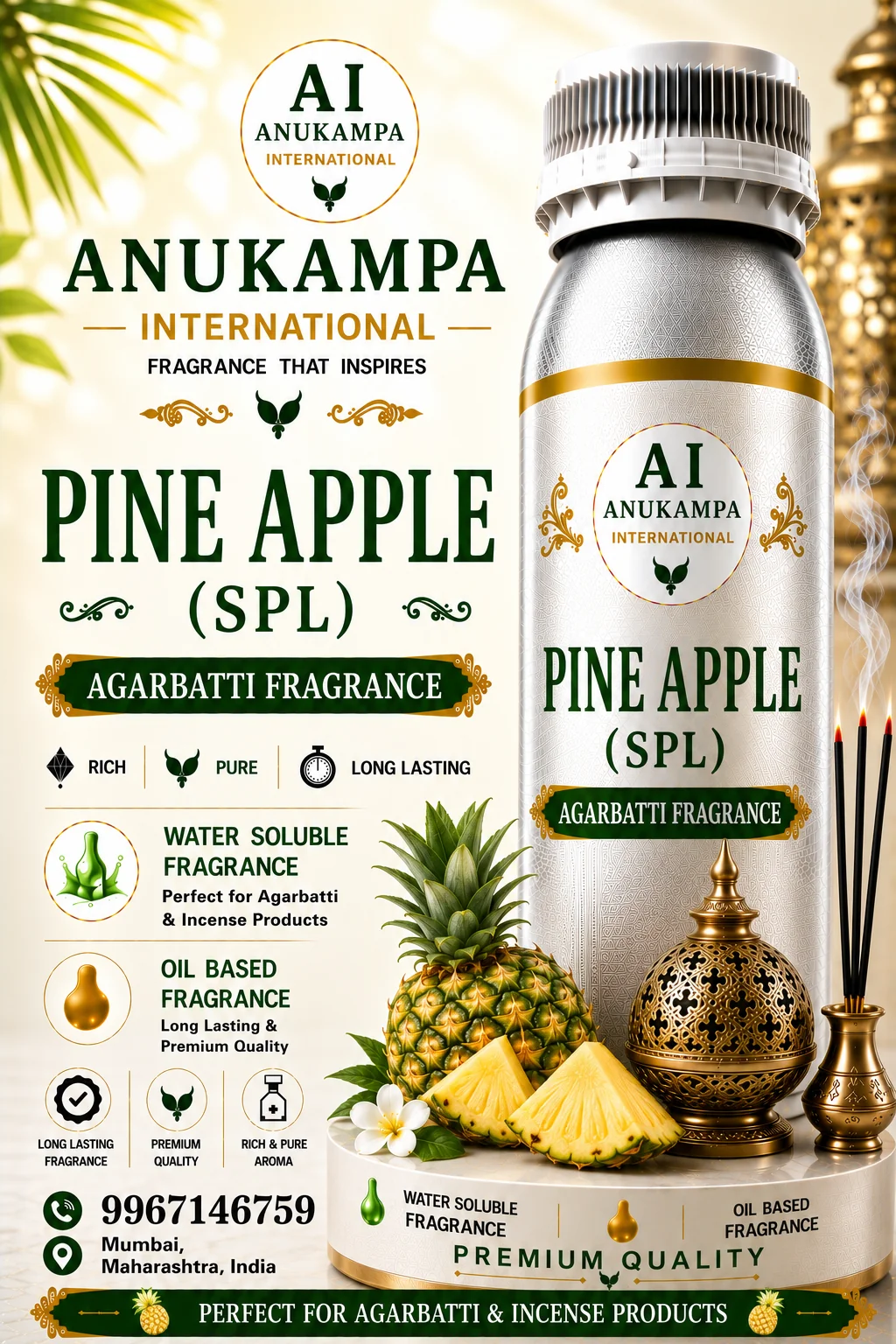 Pine Apple Spl — Incense & Agarbatti Fragrances fragrance oil