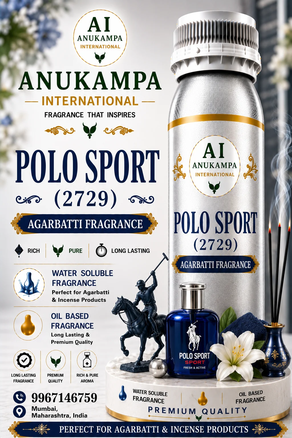 Polo Sport 2729 — Incense & Agarbatti Fragrances fragrance oil