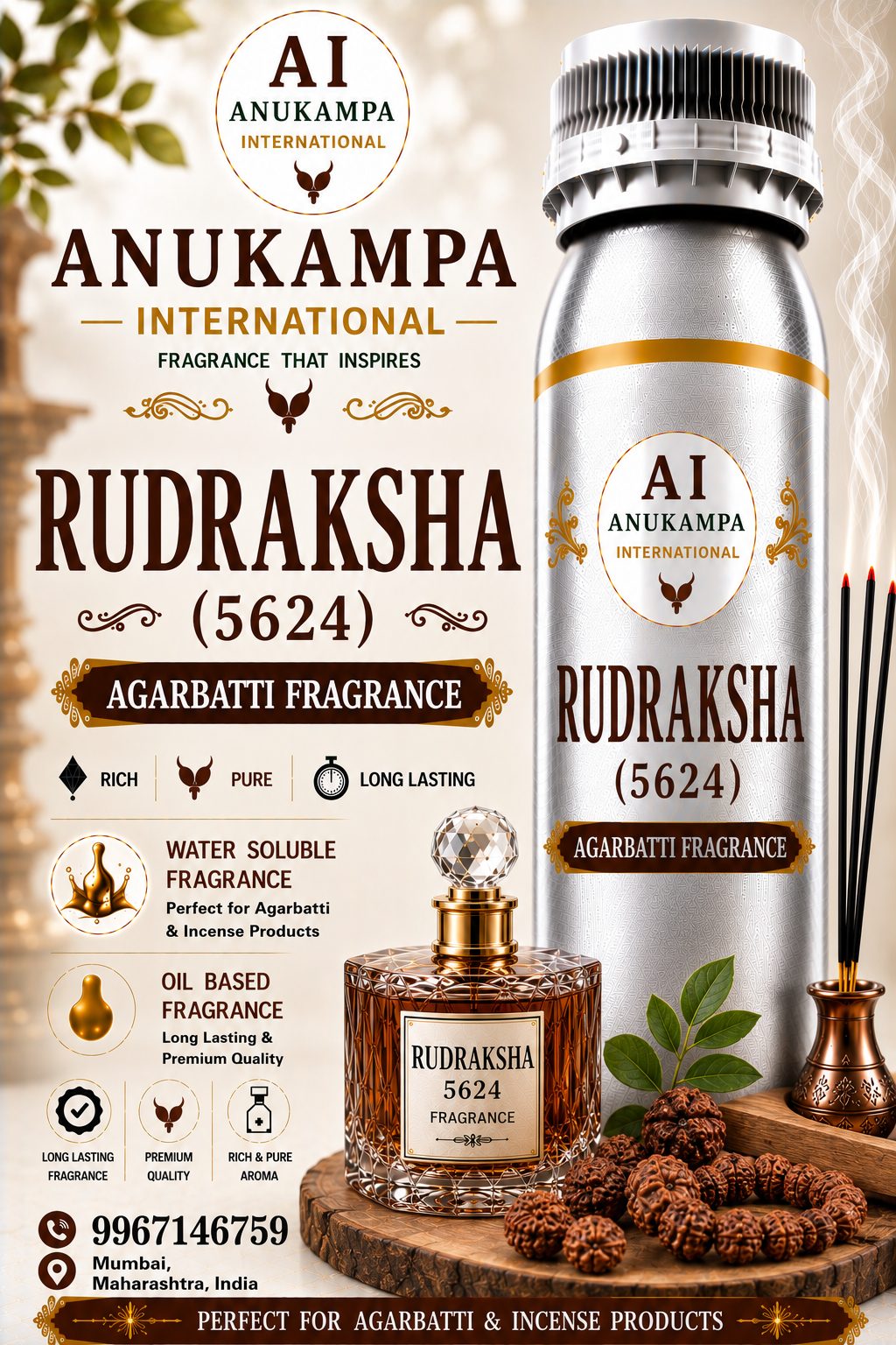 Rudraksha 5624 — Incense & Agarbatti Fragrances fragrance oil