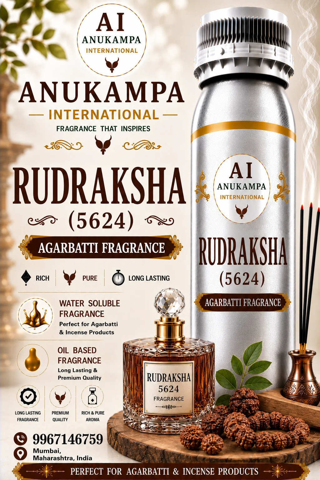 Rudraksha 5624 — Incense & Agarbatti Fragrances fragrance oil
