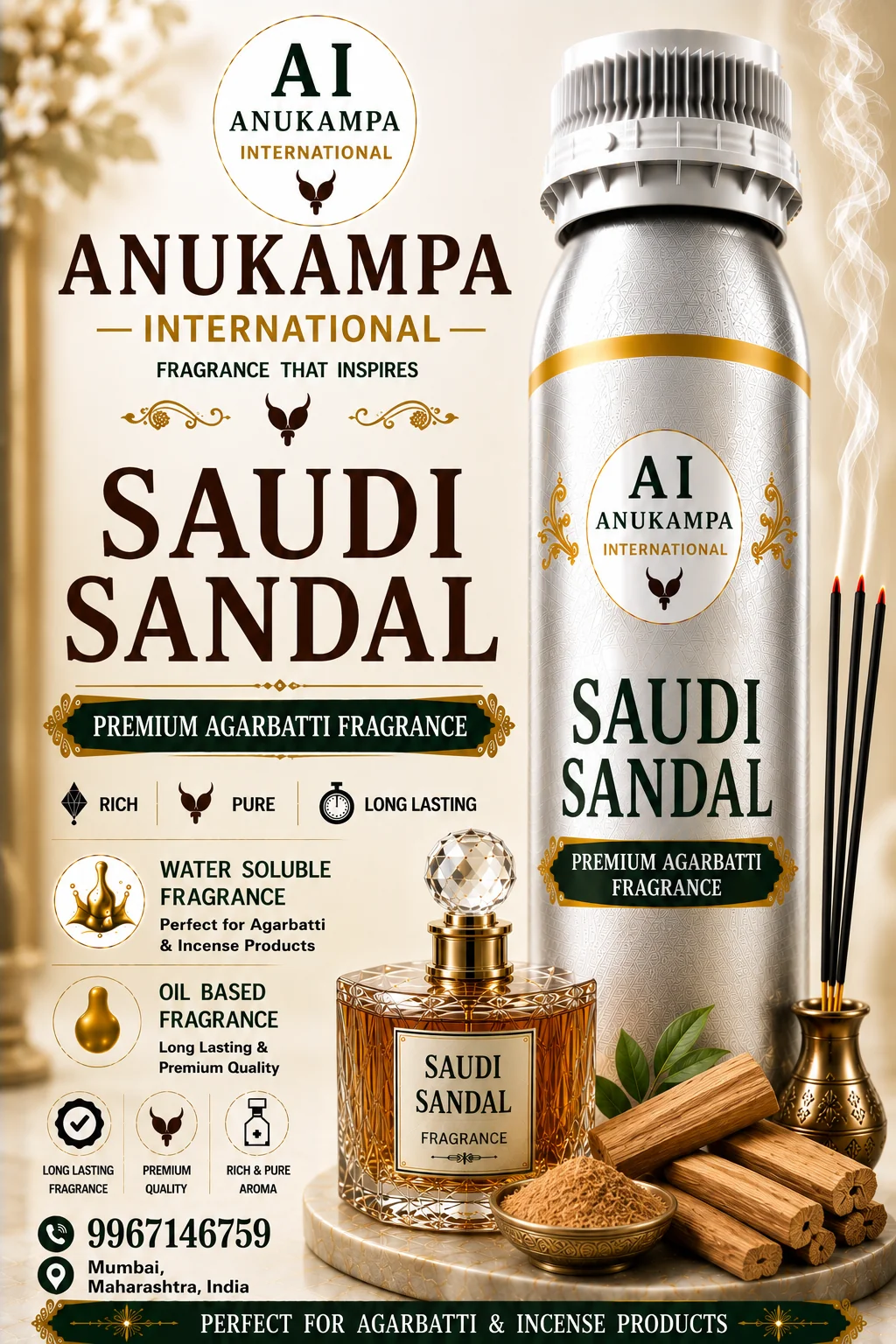 Saudi Sandal — Incense & Agarbatti Fragrances fragrance oil