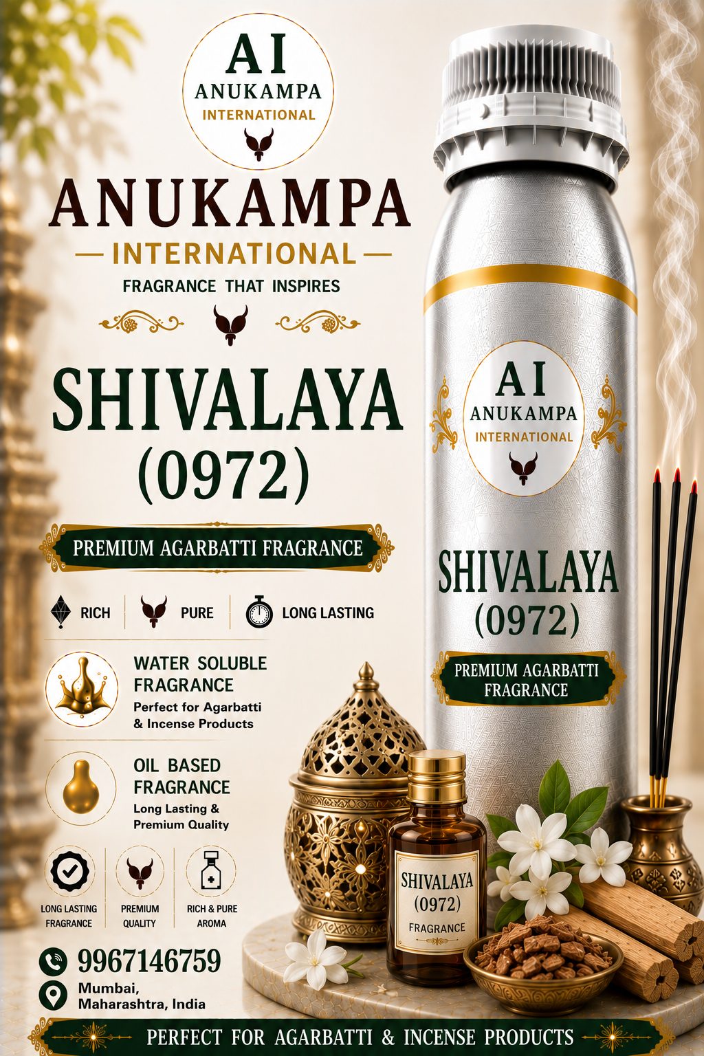 Shivalaya 0972 — Incense & Agarbatti Fragrances fragrance oil