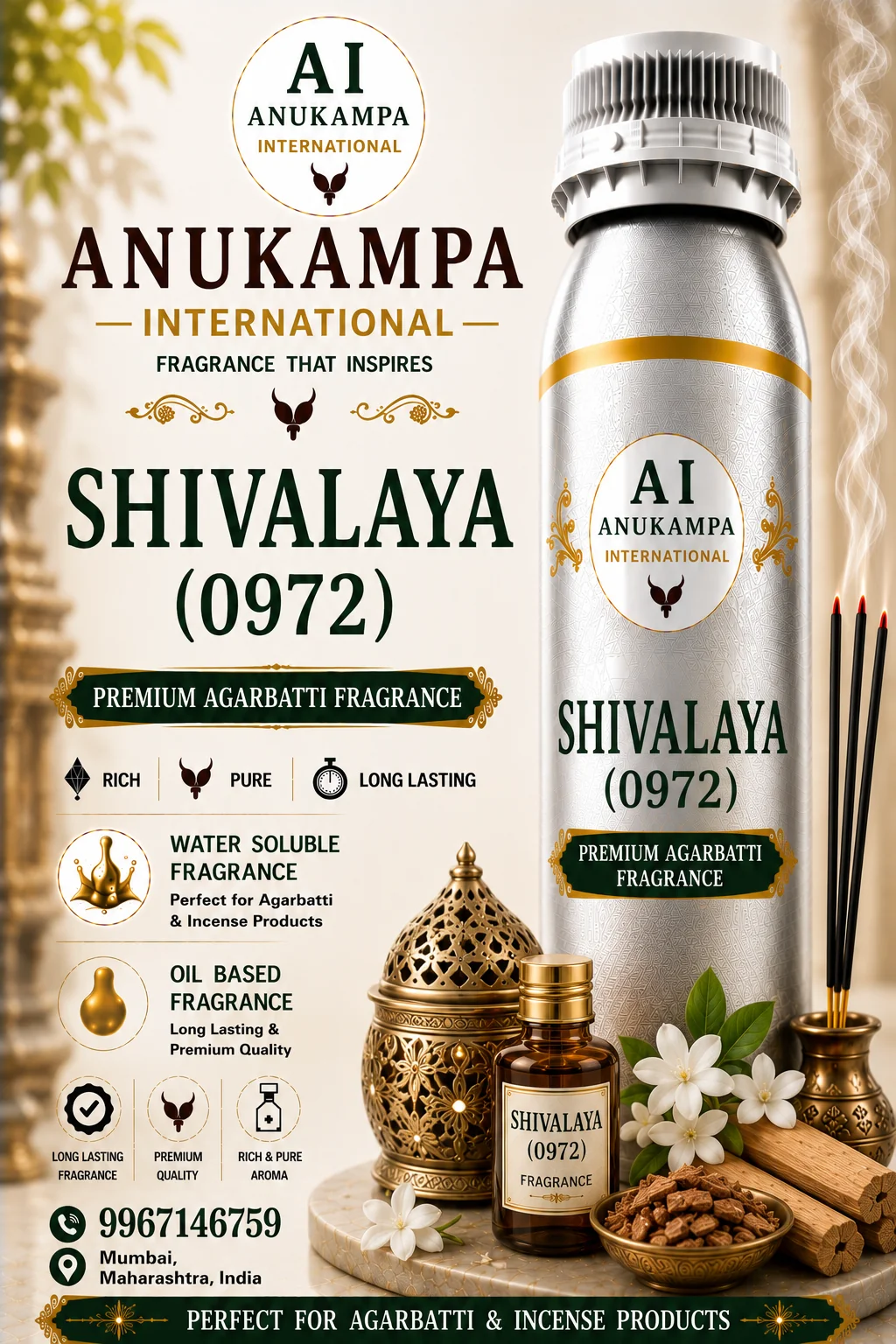 Shivalaya 0972 — Incense & Agarbatti Fragrances fragrance oil