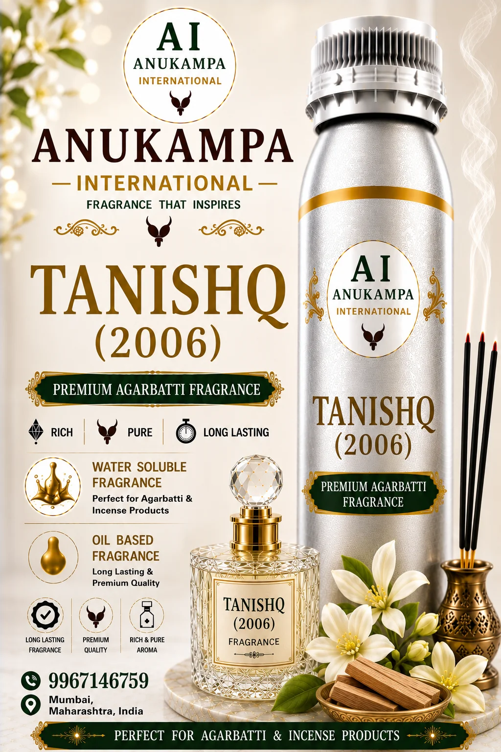 Tanishq 2006 — Incense & Agarbatti Fragrances fragrance oil