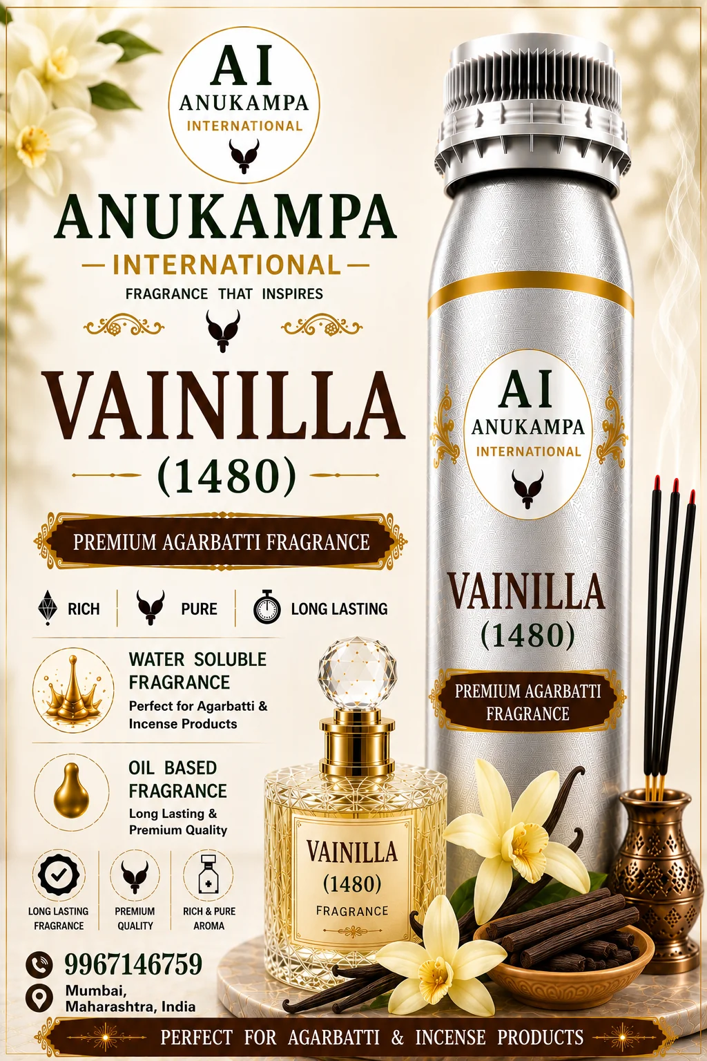 Vainilla 1480 — Incense & Agarbatti Fragrances fragrance oil