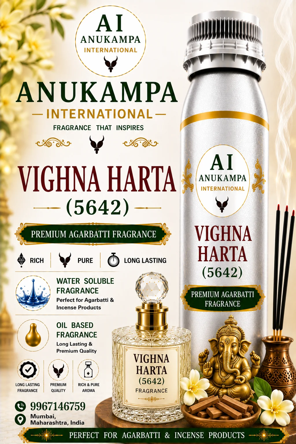Vighna Harta 5642 — Incense & Agarbatti Fragrances fragrance oil