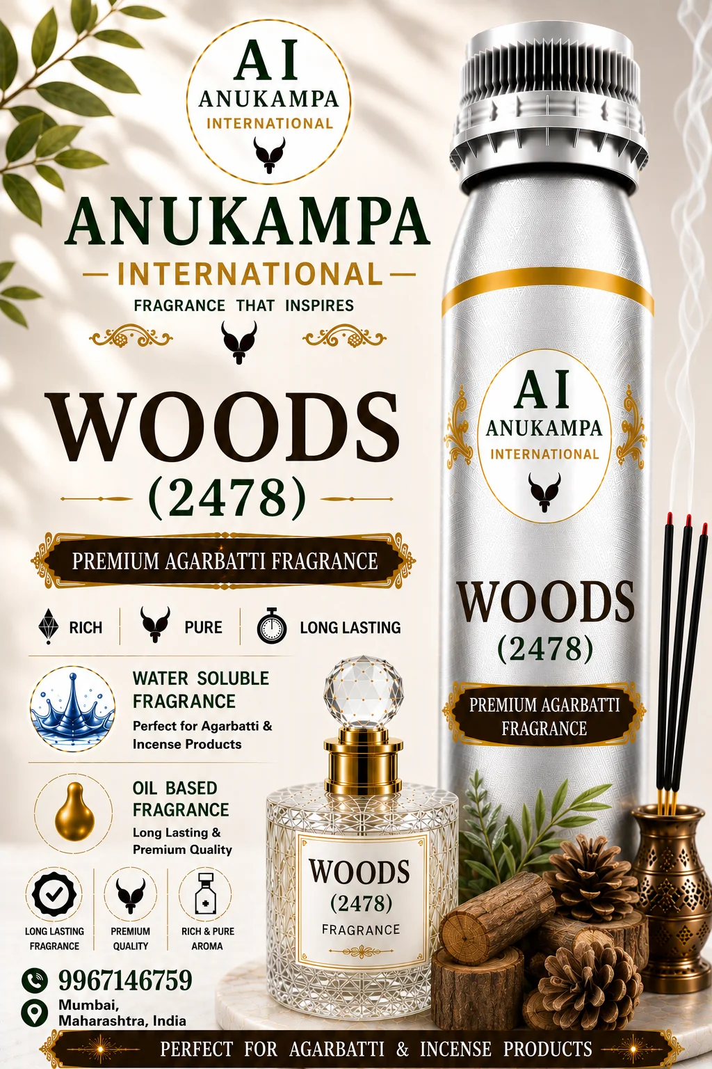 Woods 2478 — Incense & Agarbatti Fragrances fragrance oil