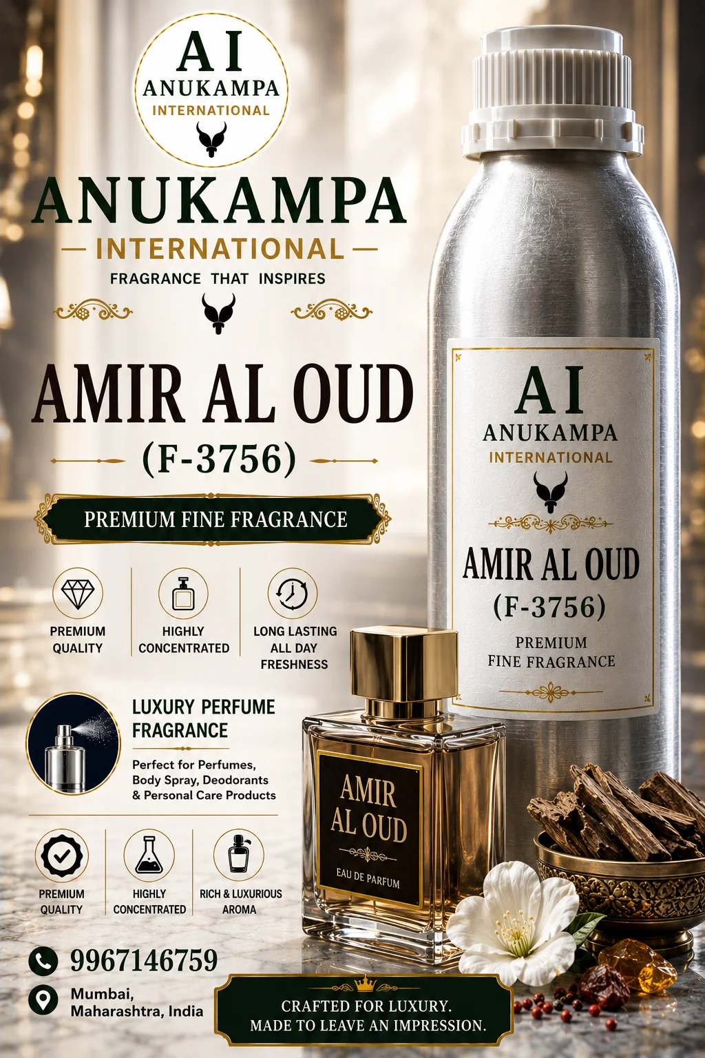Amir Al Oud (F-3756) — Air Freshener Fragrances fragrance oil