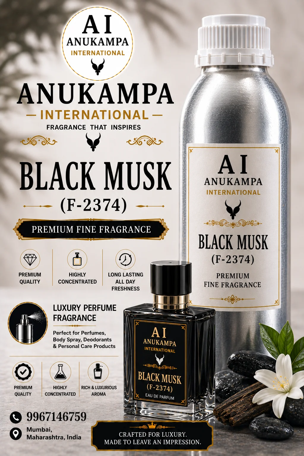 Black Musk F-2374 — Air Freshener Fragrances fragrance oil