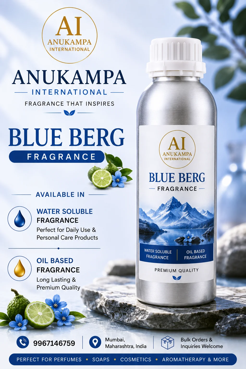 Blue Berg Fragrance — Industrial Fragrances fragrance oil
