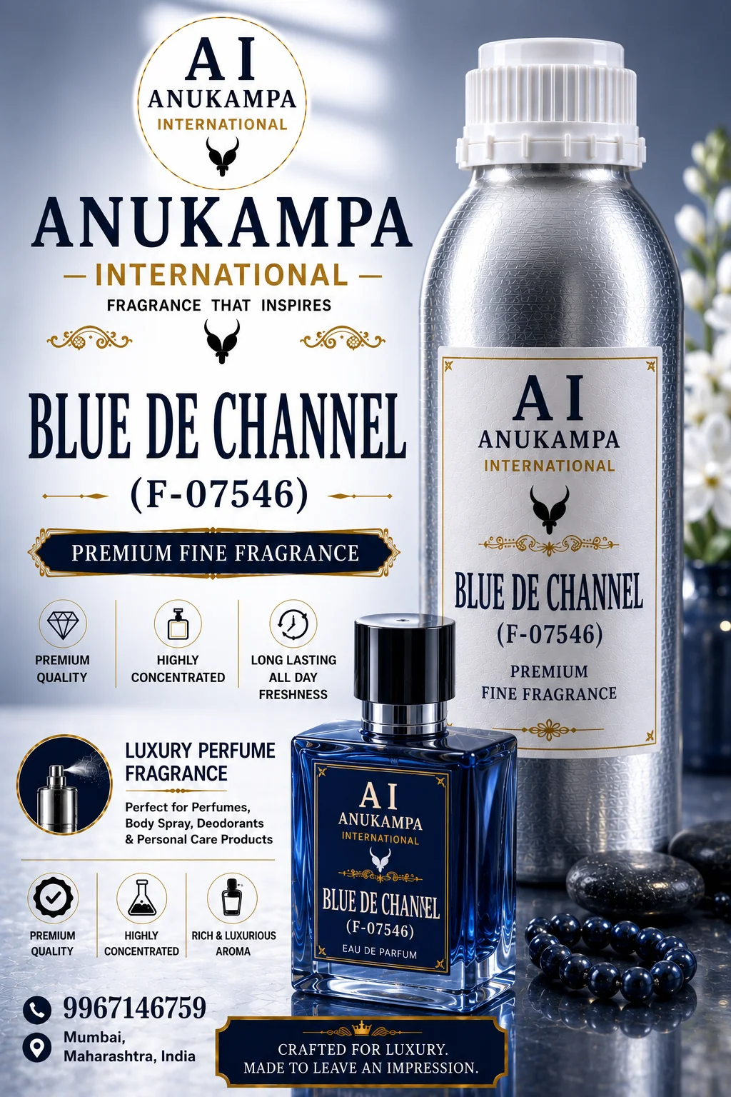 Blue De Channel (F-07546) — Air Freshener Fragrances fragrance oil