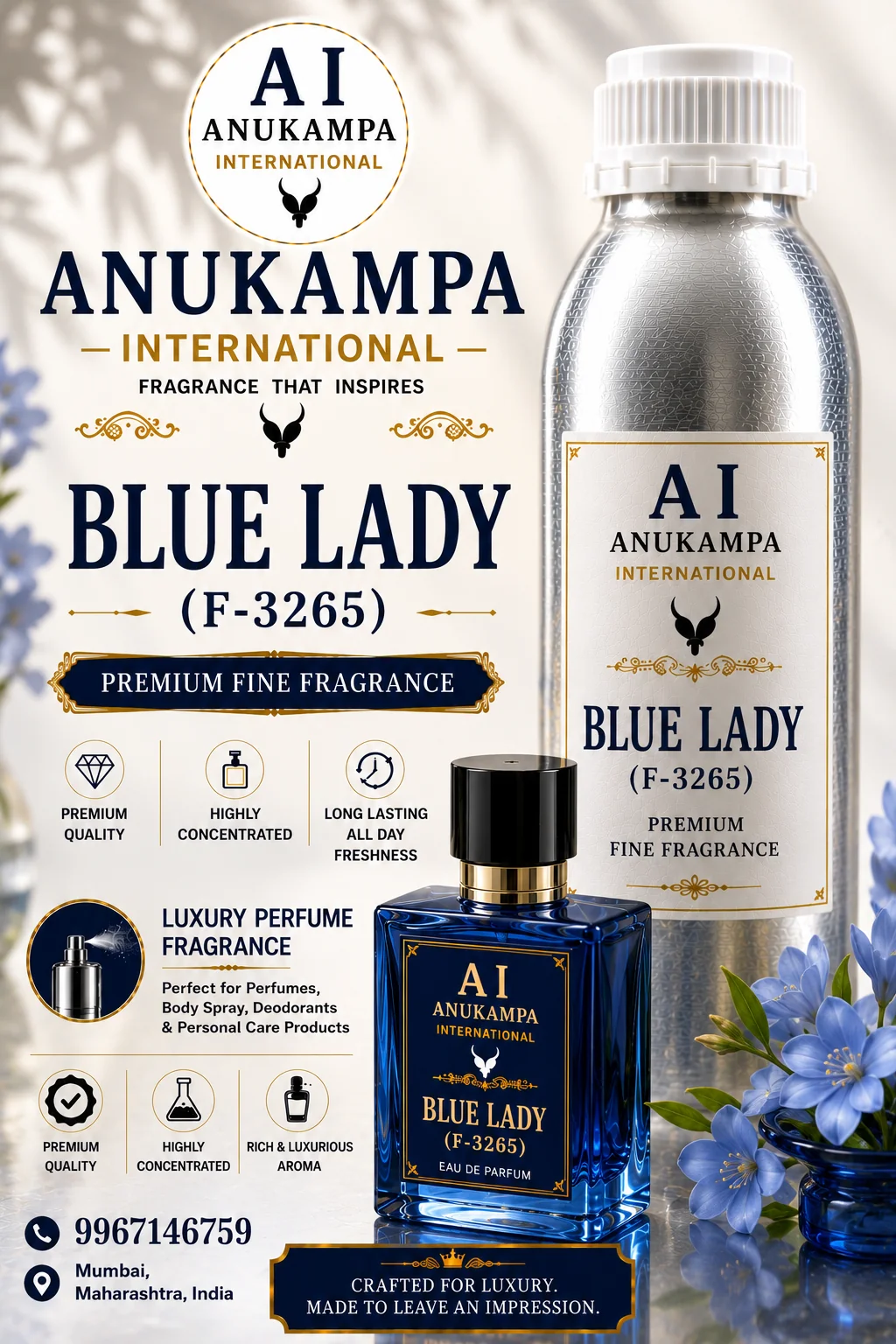 Blue Lady F-3265 — Air Freshener Fragrances fragrance oil