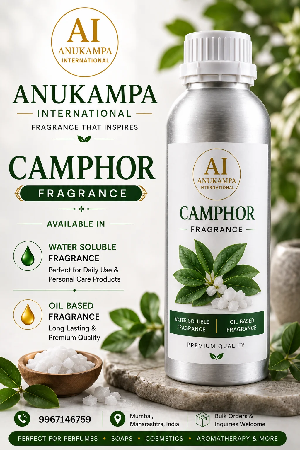 Camphor Fragrance — Industrial Fragrances fragrance oil