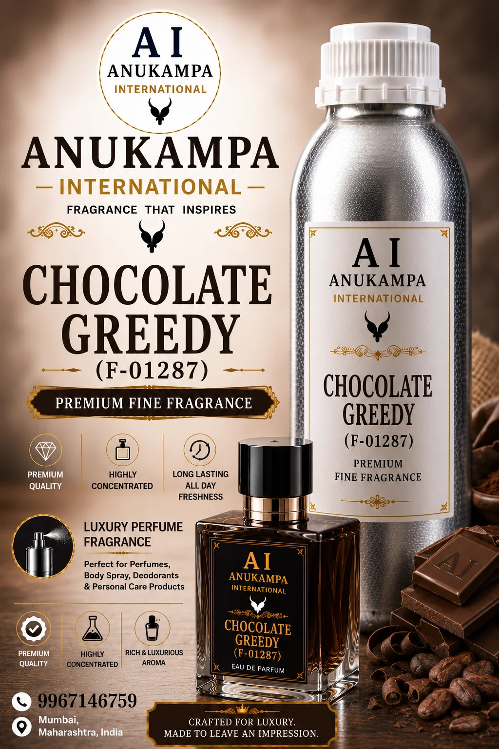 Chocolate Greedy F-01287 — Air Freshener Fragrances fragrance oil