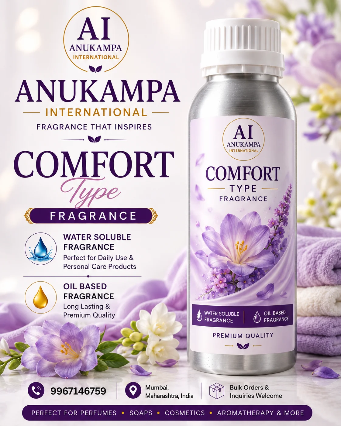 Comfort Fragrance — Industrial Fragrances fragrance oil