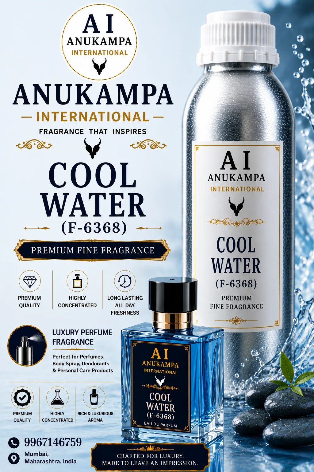 Cool Water (F-6368) — Air Freshener Fragrances fragrance oil