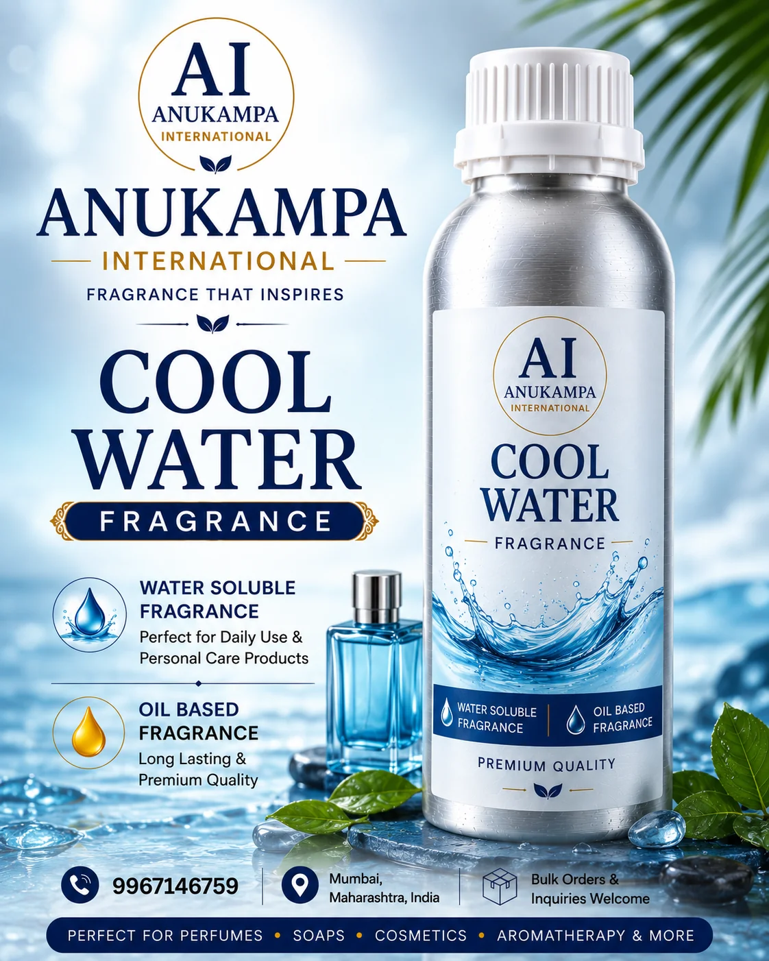 Cool Water Fragrance — Industrial Fragrances fragrance oil