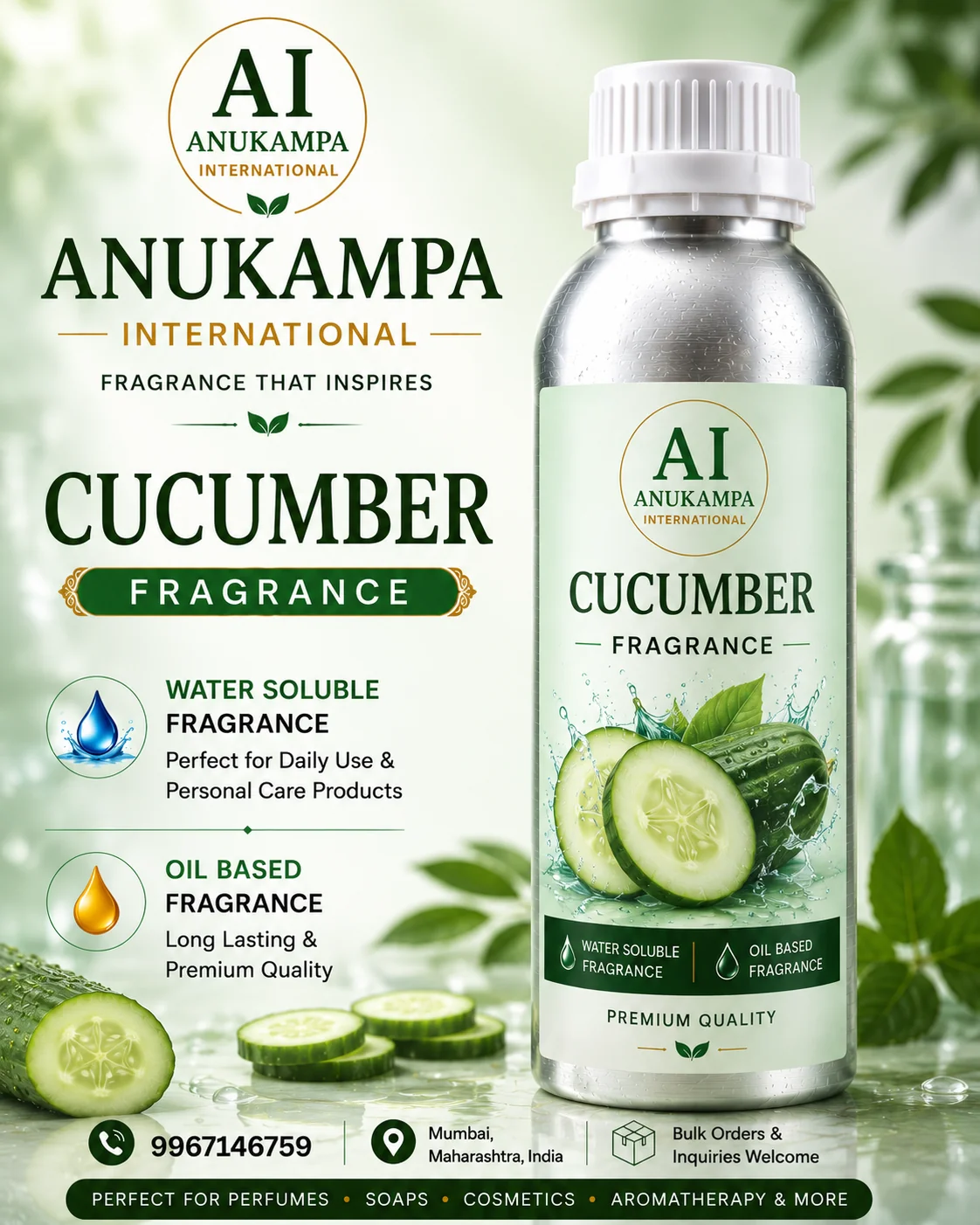 Cucumber Fragrance — Home Care Fragrances fragrance oil