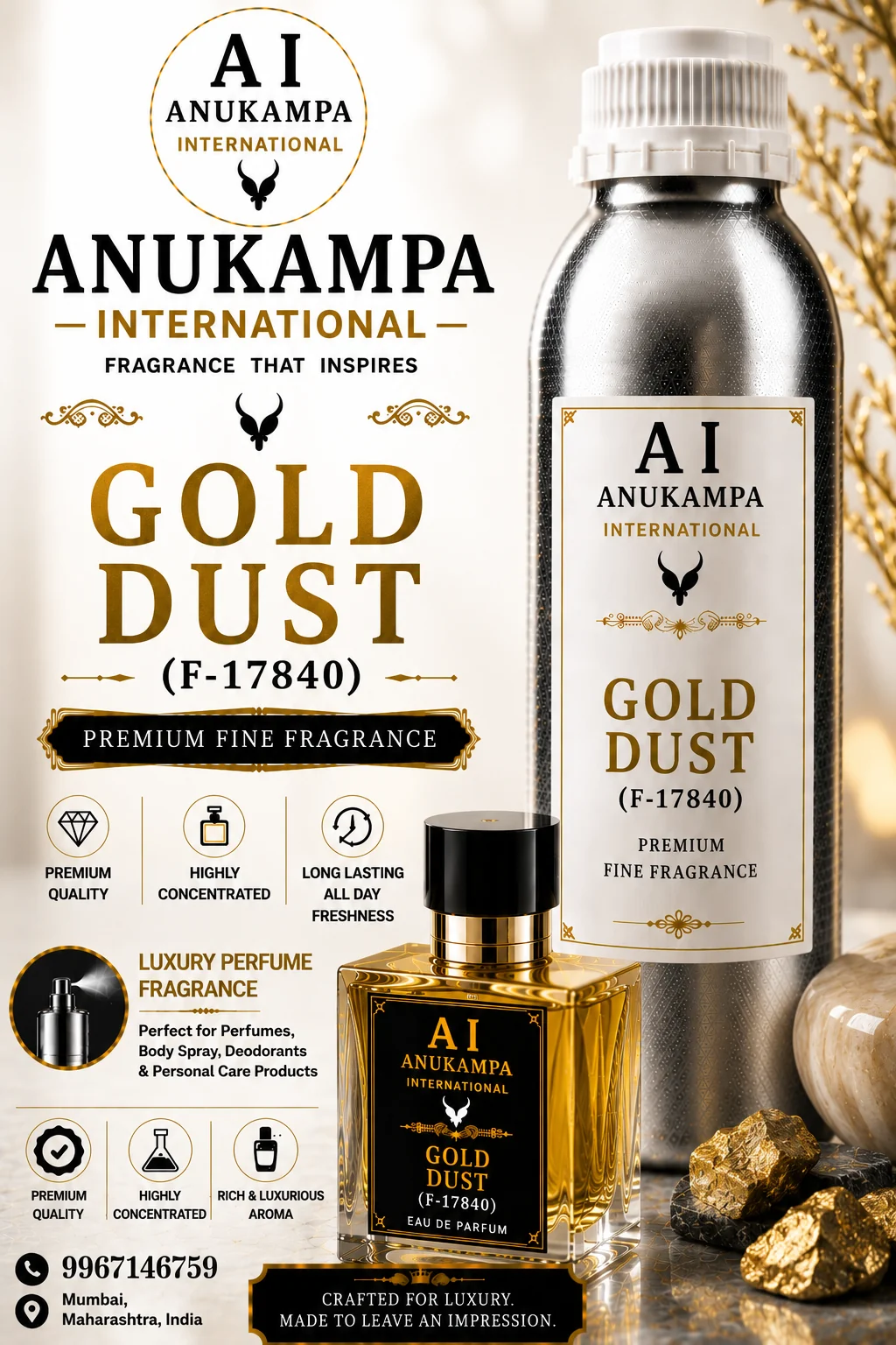 Gold Dust (F-17840) — Air Freshener Fragrances fragrance oil