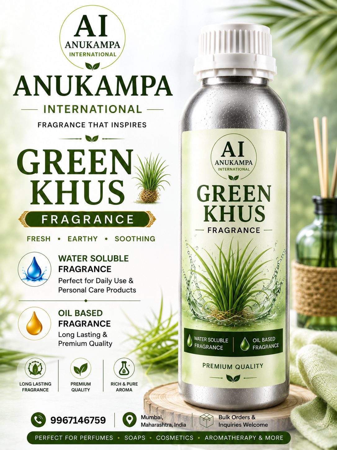 Green Khus Fragrance — Soap Fragrances fragrance oil